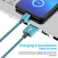 Nylon Braided Usb3.0 Fast Charging Long Type-C Cable